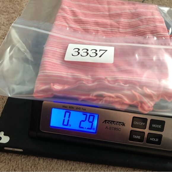 Ralph Lauren T-Shirt Girls Small Pink Stripe Lettuce Edge Cotton - Picture 6 of 6